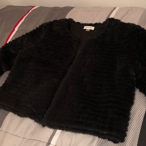 Calvin Klein fur jacket